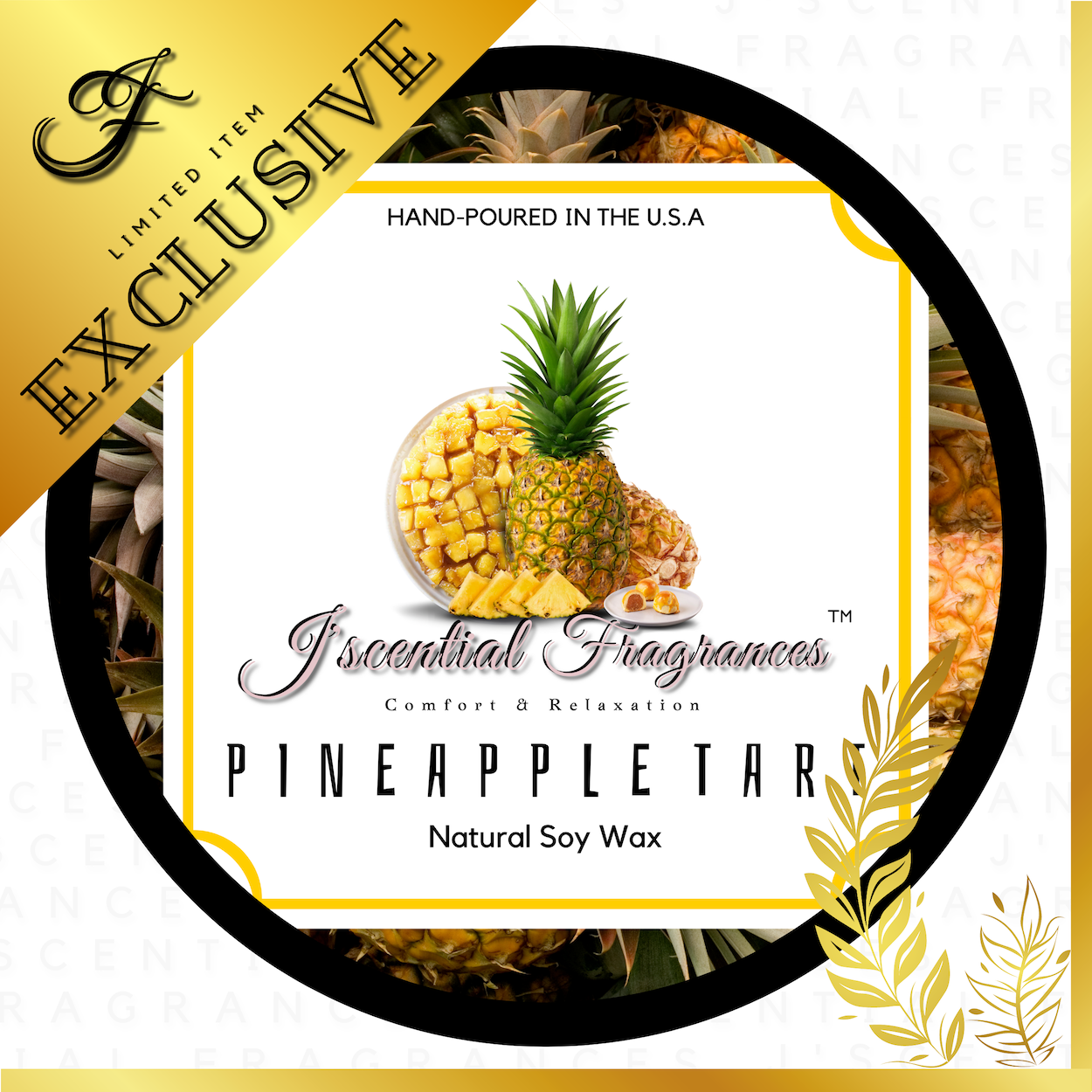 Pineapple Tart (Candle-Tin)