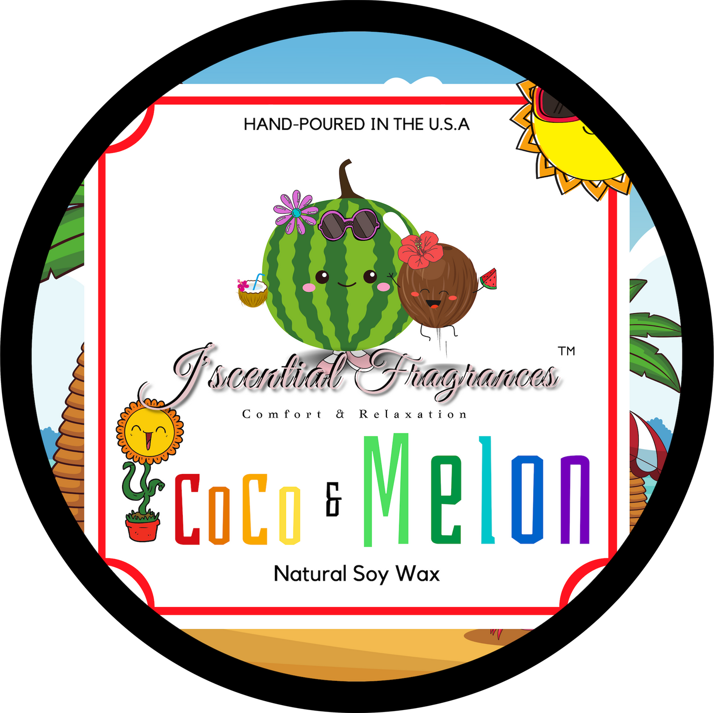 Coco & Melon (Candle-Tin)