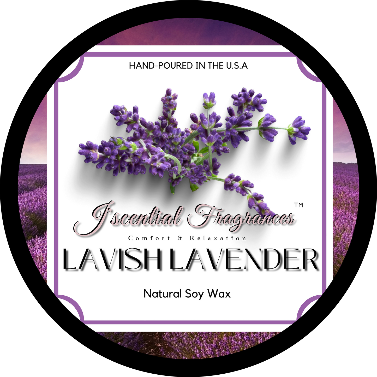 Lavish Lavender (Candle-Tin)