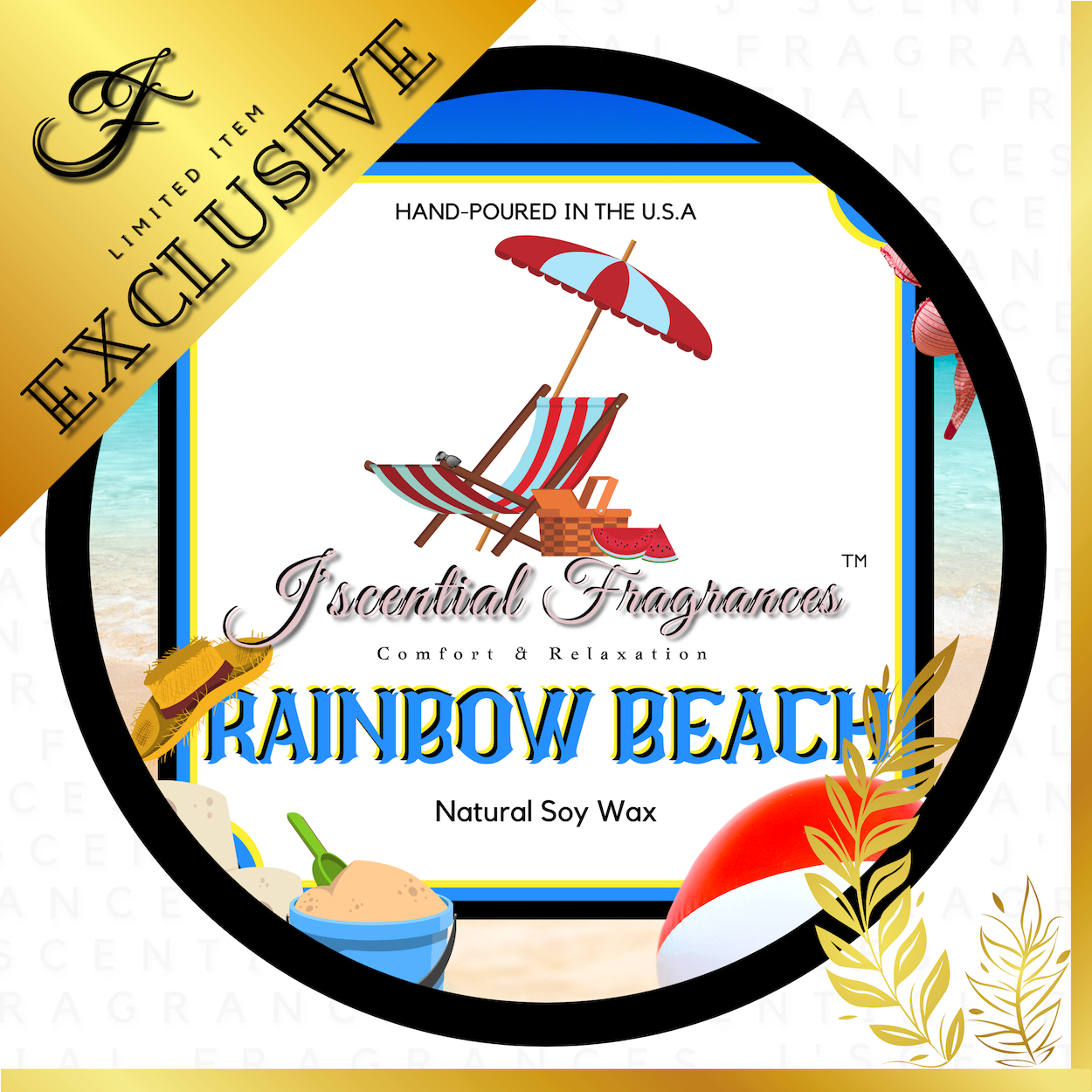 Rainbow Beach (Candle-Tin)